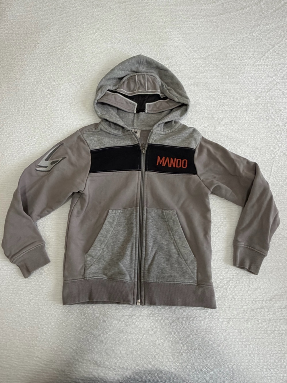 Hanna Andersson x Star Wars Mando Zip Hoodie Boys 6/7